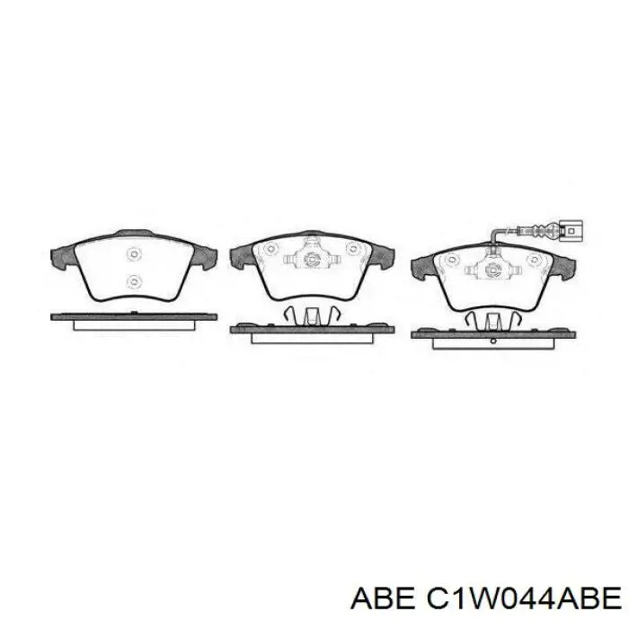 Pastillas de freno delanteras Volkswagen Transporter 7HA, 7HH, 7EA, 7EH