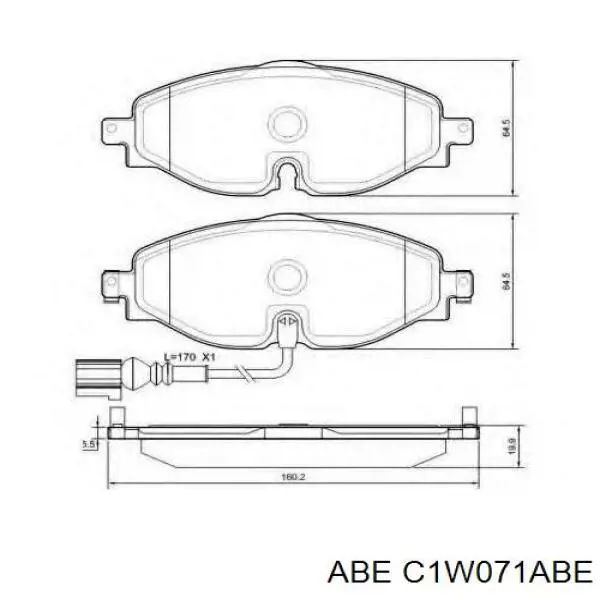 Pastillas de freno delanteras Volkswagen Tiguan 1 5N1, 5N2