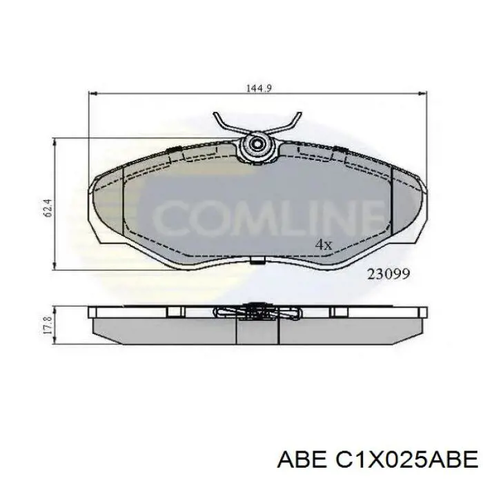 Pastillas de freno delanteras Renault Trafic 2 FL