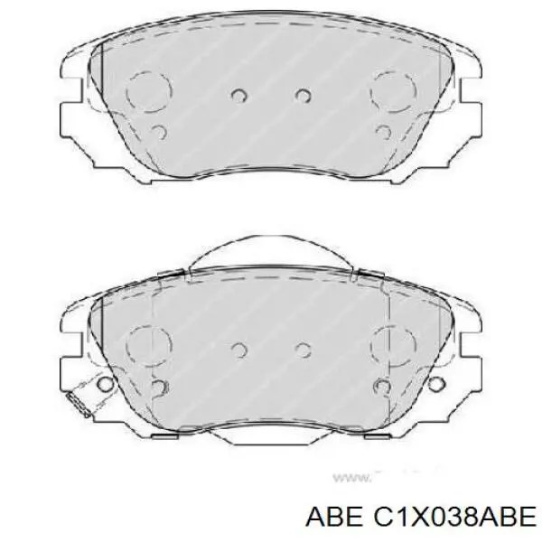 Pastillas freno delanteras ABE C1X038ABE precio, desde 34,53 EUR
