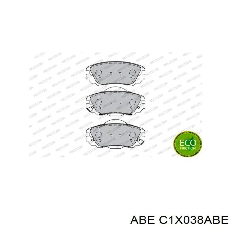 Comprar C1X038ABE ABE Pastillas delanteras de freno
