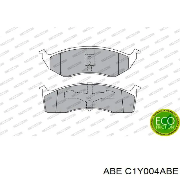 C1Y004ABE ABE pastillas de freno delanteras