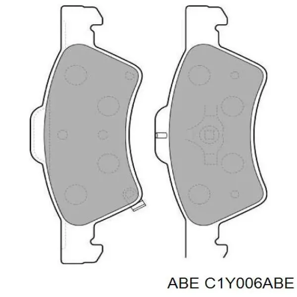 Pastillas de freno VE101216 Chrysler