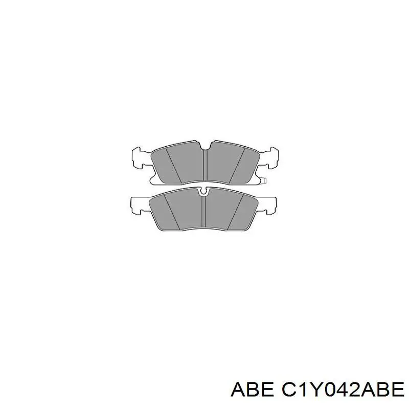 C1Y042ABE ABE pastillas de freno delanteras