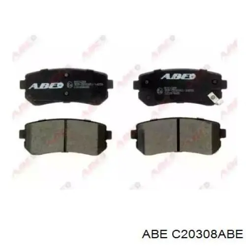 Pastillas de freno traseras C20308ABE ABE