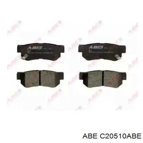 C20510ABE ABE Pastillas freno traseras