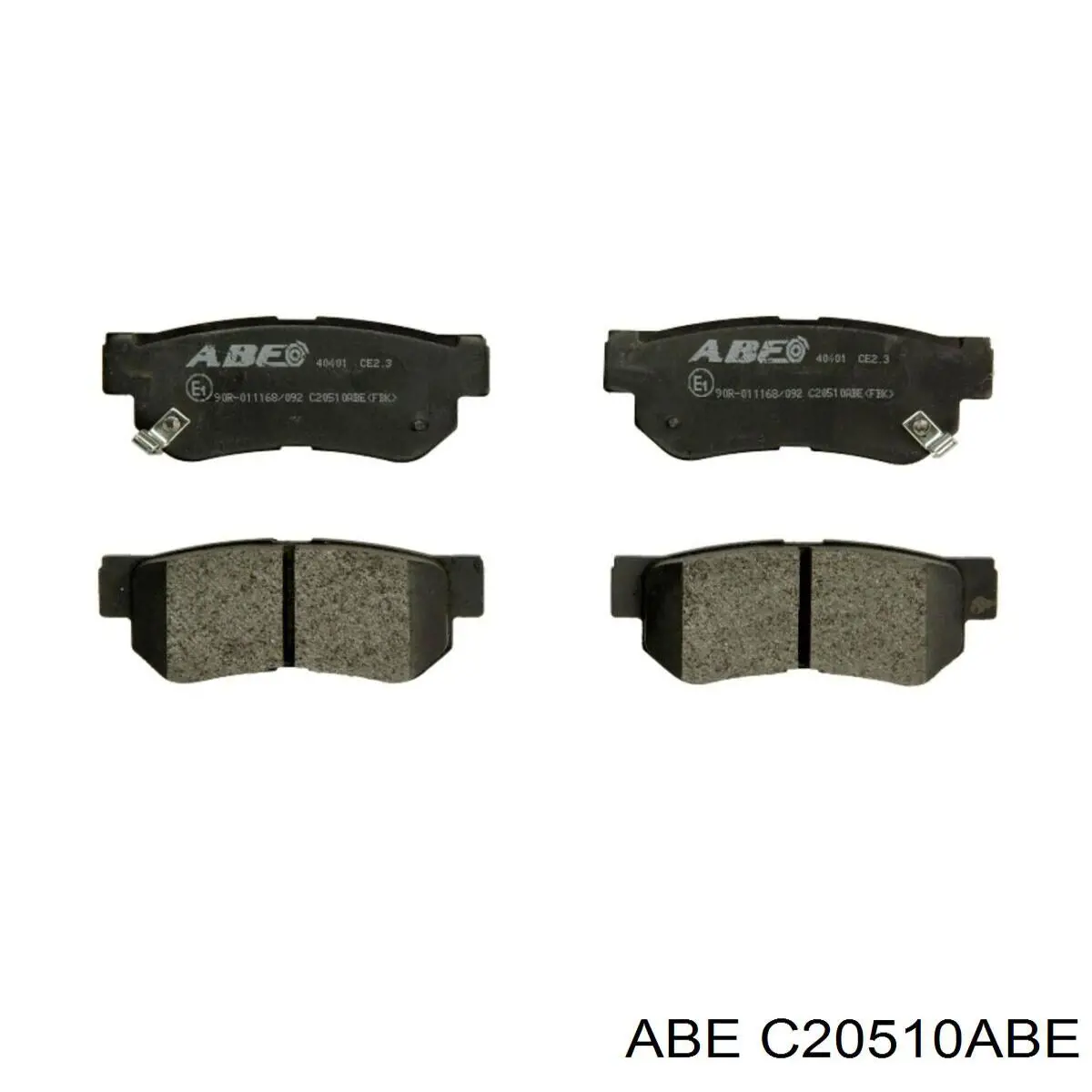 Pastillas traseras ABE C20510ABE
