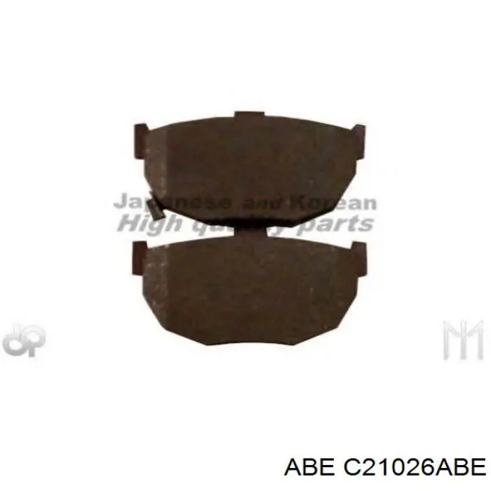 C21026ABE ABE Pastillas freno traseras
