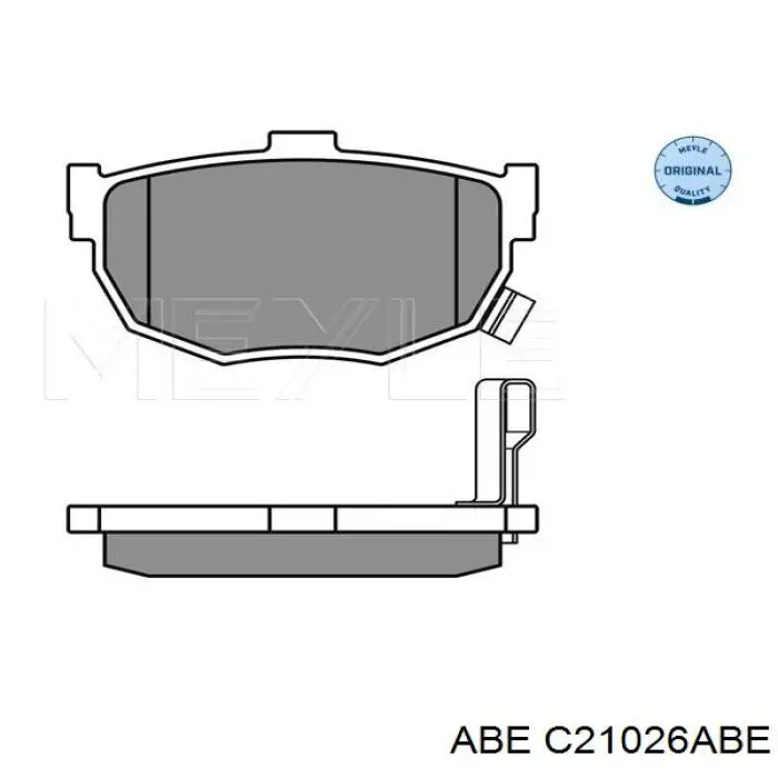 Pastillas traseras de freno ABE C21026ABE precio, desde 19,99 EUR
