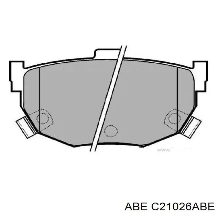 Comprar C21026ABE ABE Pastillas de freno traseras