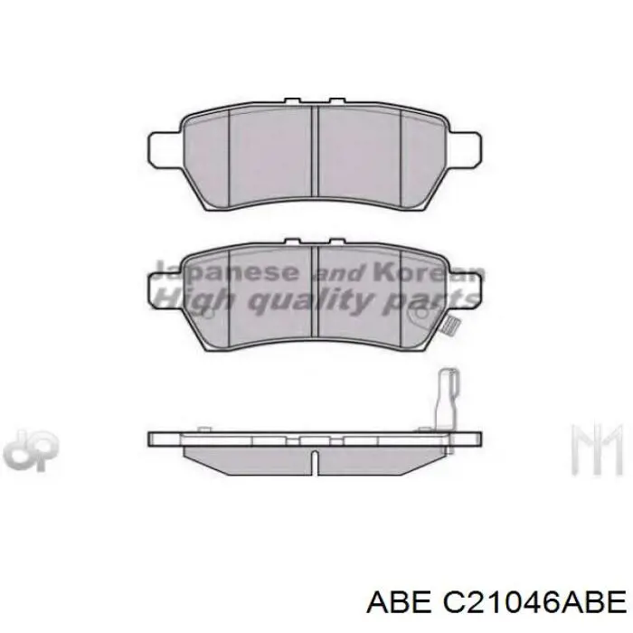 Comprar C21046ABE ABE Pastillas de freno traseras