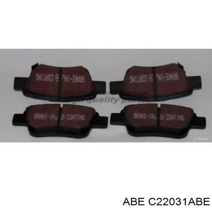 Comprar C22031ABE ABE Pastillas de freno traseras