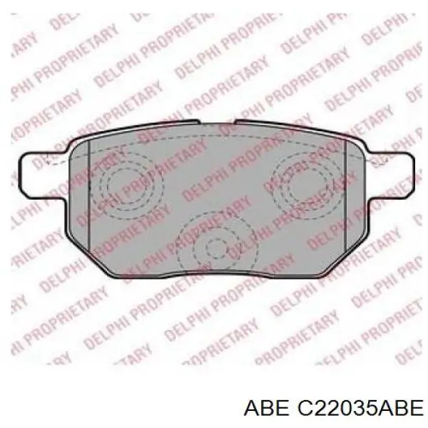 Comprar C22035ABE ABE Pastillas de freno traseras