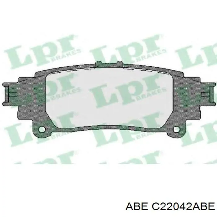 C22042ABE ABE pastillas de freno traseras