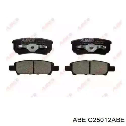 Pastillas de freno traseras C25012ABE ABE