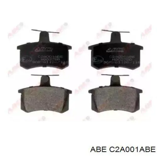 Pastillas de freno traseras C2A001ABE ABE
