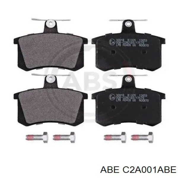 Pastillas traseras de freno ABE C2A001ABE precio, desde 20,26 EUR