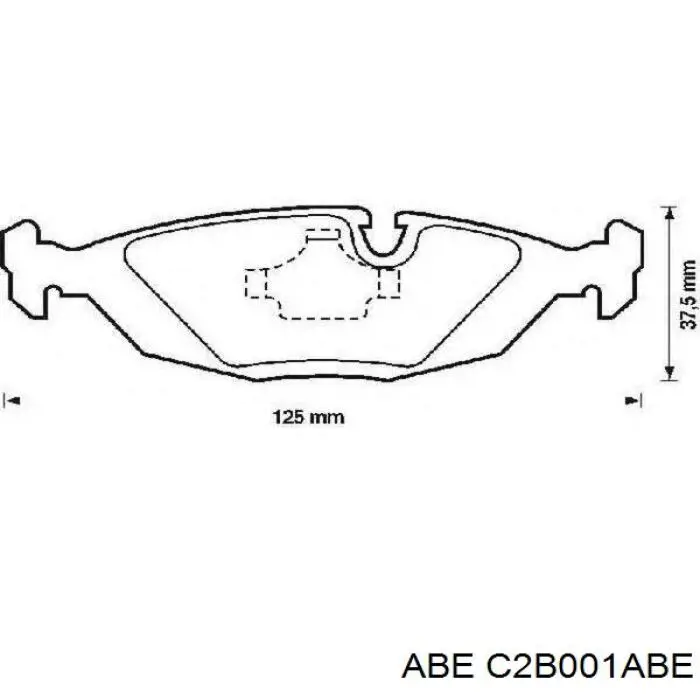 Pastillas de freno traseras BMW 5 E28