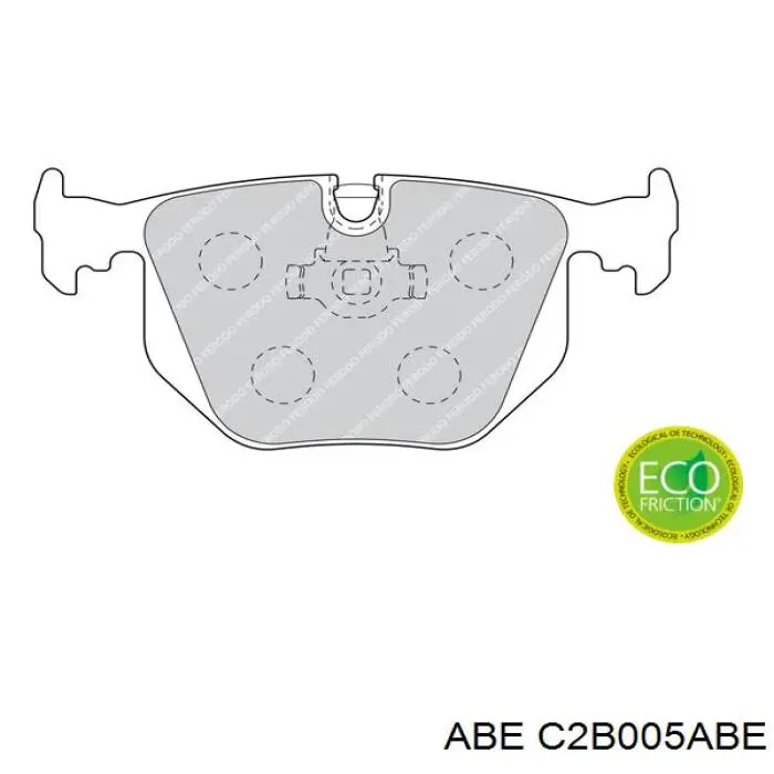 Comprar C2B005ABE ABE Pastillas de freno traseras