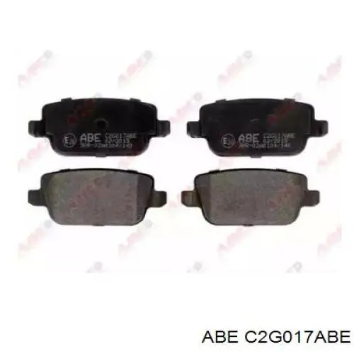 Pastillas traseras ABE C2G017ABE