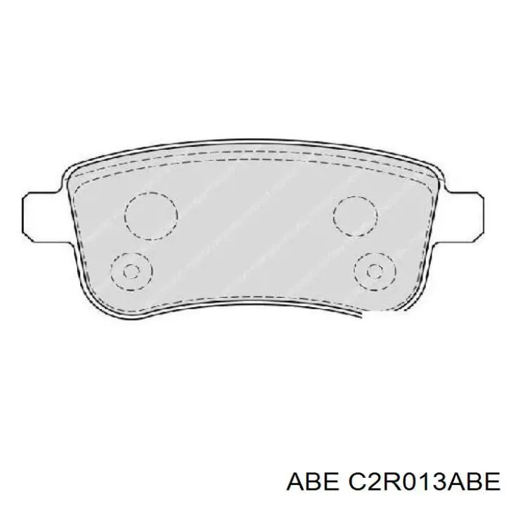 Pastillas traseras ABE C2R013ABE