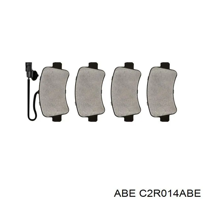 Pastillas traseras ABE C2R014ABE
