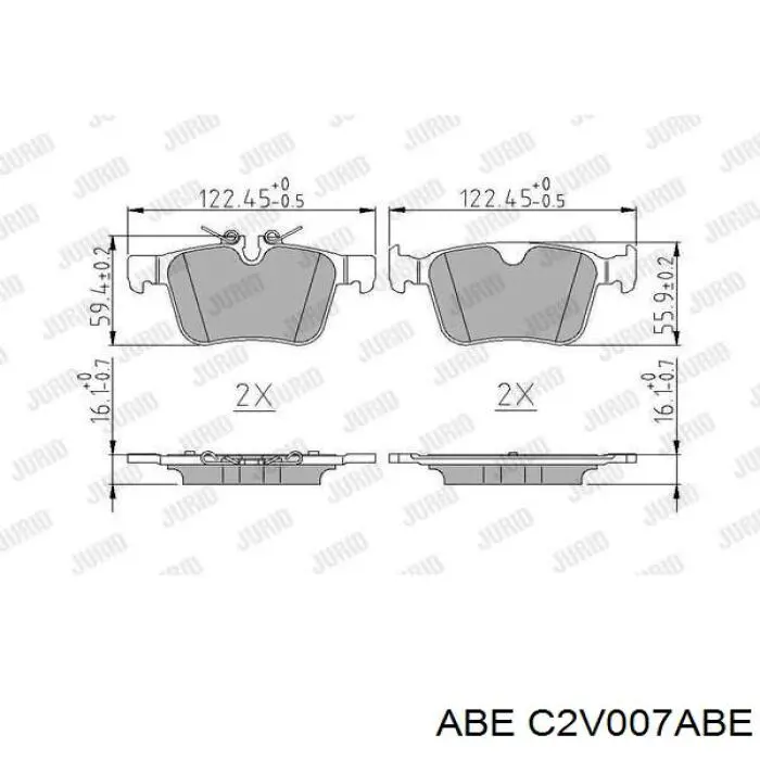 Comprar BPA151645 Open Parts Pastillas de freno traseras