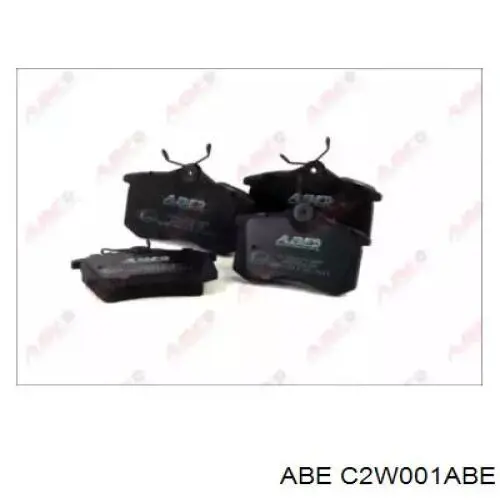 Pastillas traseras ABE C2W001ABE