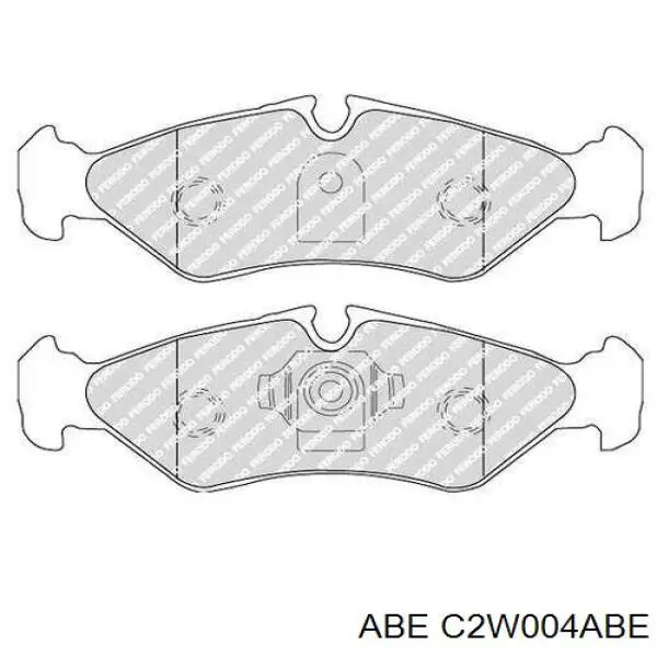 Pastillas de freno traseras C2W004ABE ABE