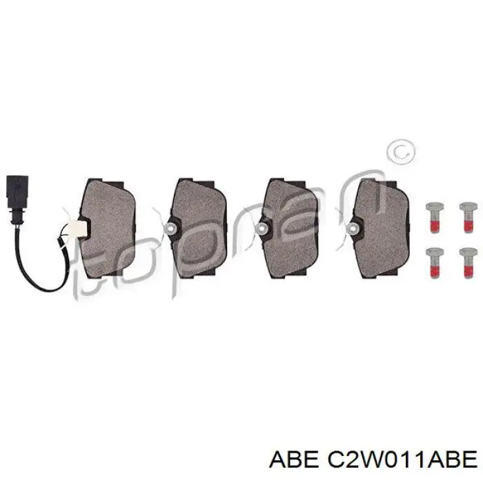 Pastillas traseras de freno ABE C2W011ABE precio, desde 26,07 EUR