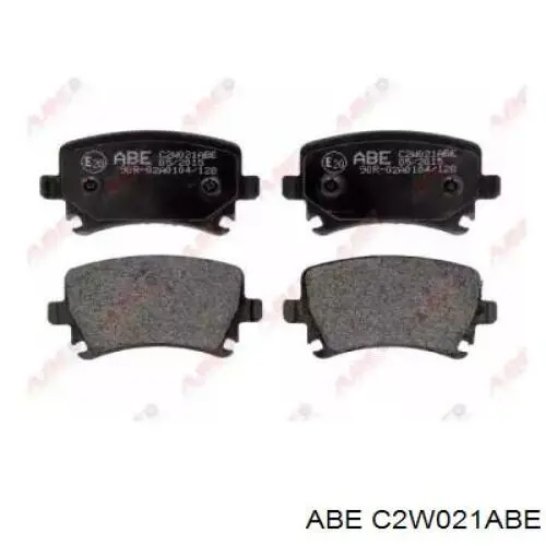 Pastillas de freno traseras C2W021ABE ABE