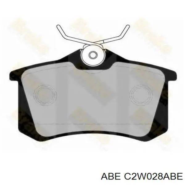 Comprar C2W028ABE ABE Pastillas de freno traseras