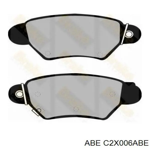 Pastillas de freno traseras C2X006ABE ABE