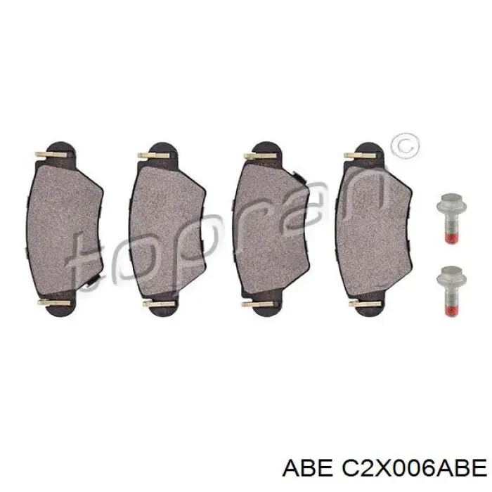 Pastillas traseras de freno ABE C2X006ABE precio, desde 20,89 EUR