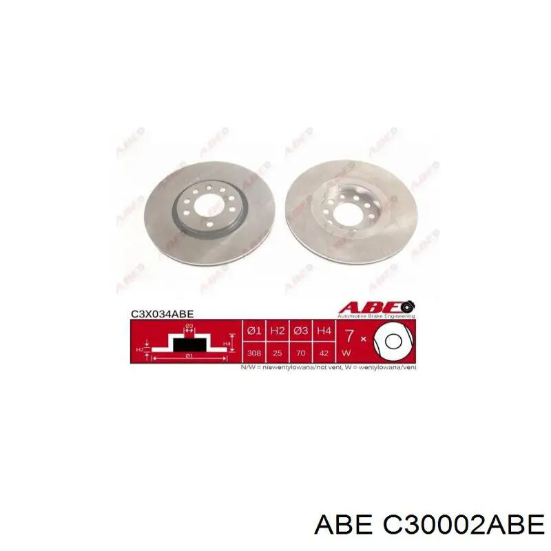 Freno de disco delantero Opel Astra 51, 52, F35, M35