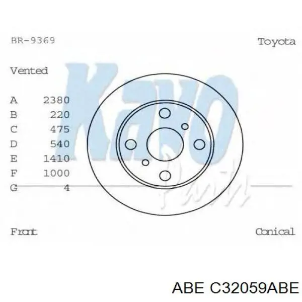 Frenos delanteros Toyota 4351220260 precio, desde 36,94 EUR