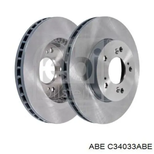 Disco de freno delantero ABE C34033ABE
