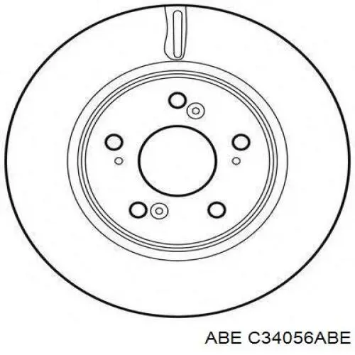 Disco de freno C34056ABE ABE