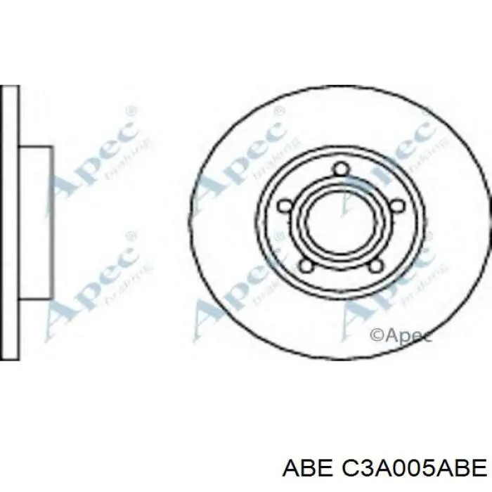 C3A005ABE ABE freno de disco delantero