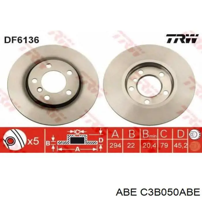 Freno de disco delantero MINI COUNTRYMAN R60