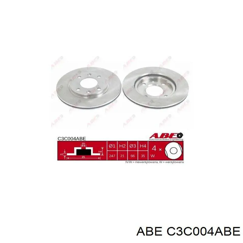 Freno de disco delantero Peugeot 205 1 741A, C