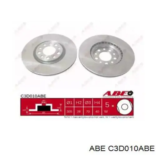 C3D010ABE ABE Discos
