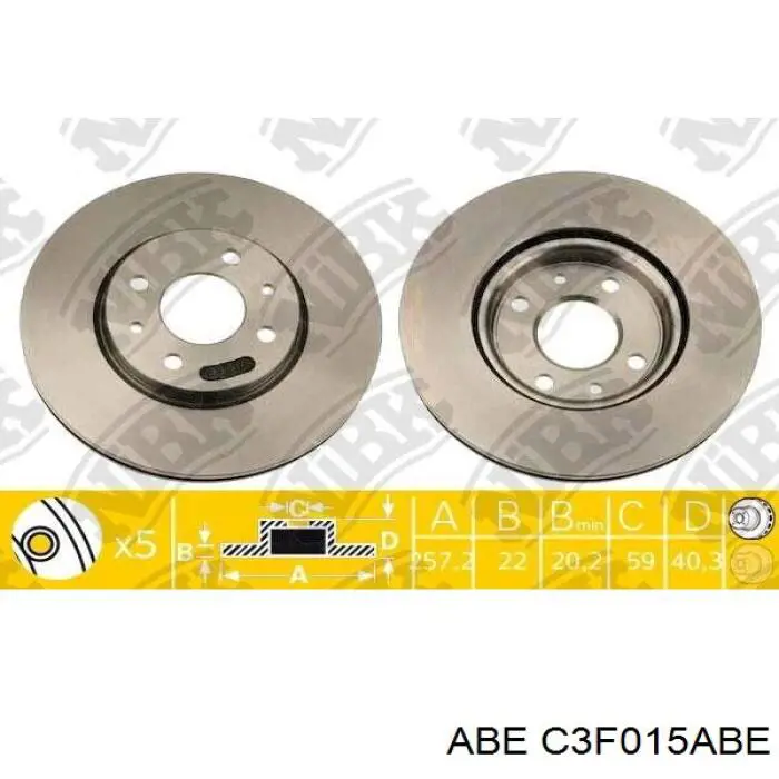 C3F015ABE ABE Discos