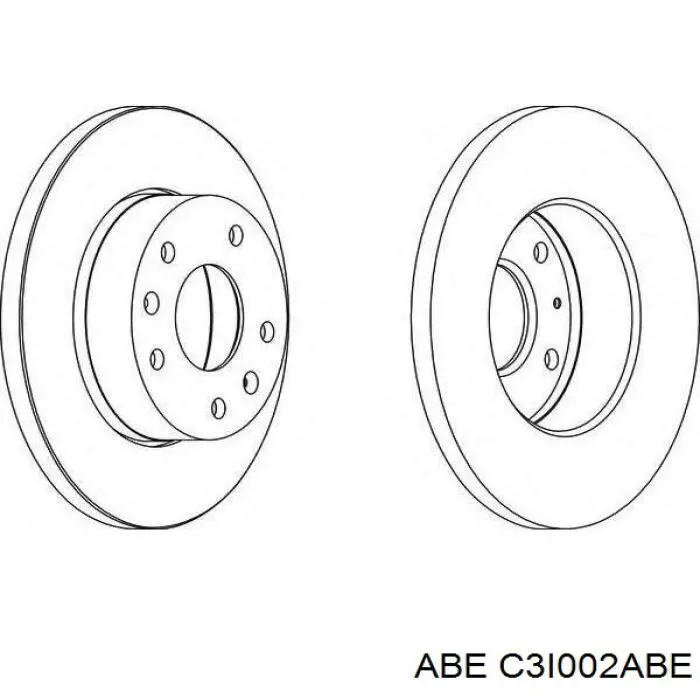 C3I002ABE ABE freno de disco delantero