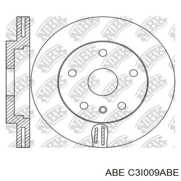 C3I009ABE ABE freno de disco delantero