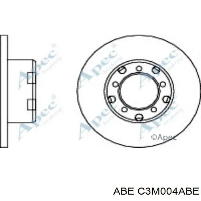 Disco de freno A6014200272 Mercedes