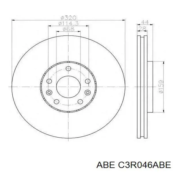 CD7727V Bremsi Discos