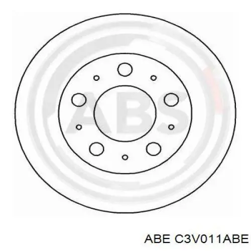 C3V011ABE ABE disco de freno delantero