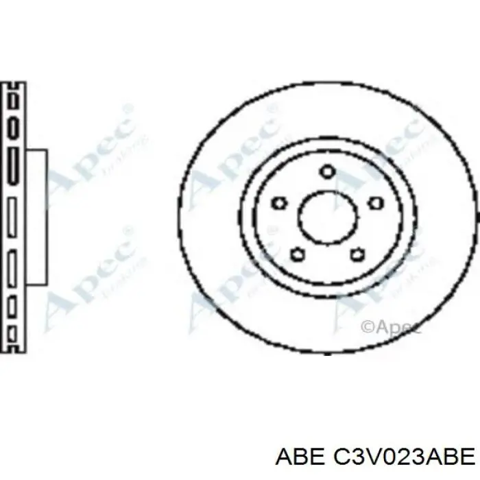 Freno de disco delantero Volvo V40 525, 526