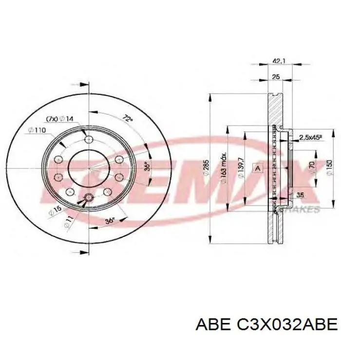 C3X032ABE ABE Discos